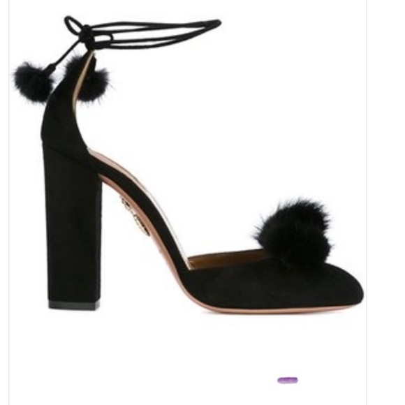 Black leather and suede 'Wild Russian' pumps from Aquazzura size 39.5 / 9/9.5 - Picture 5 of 5